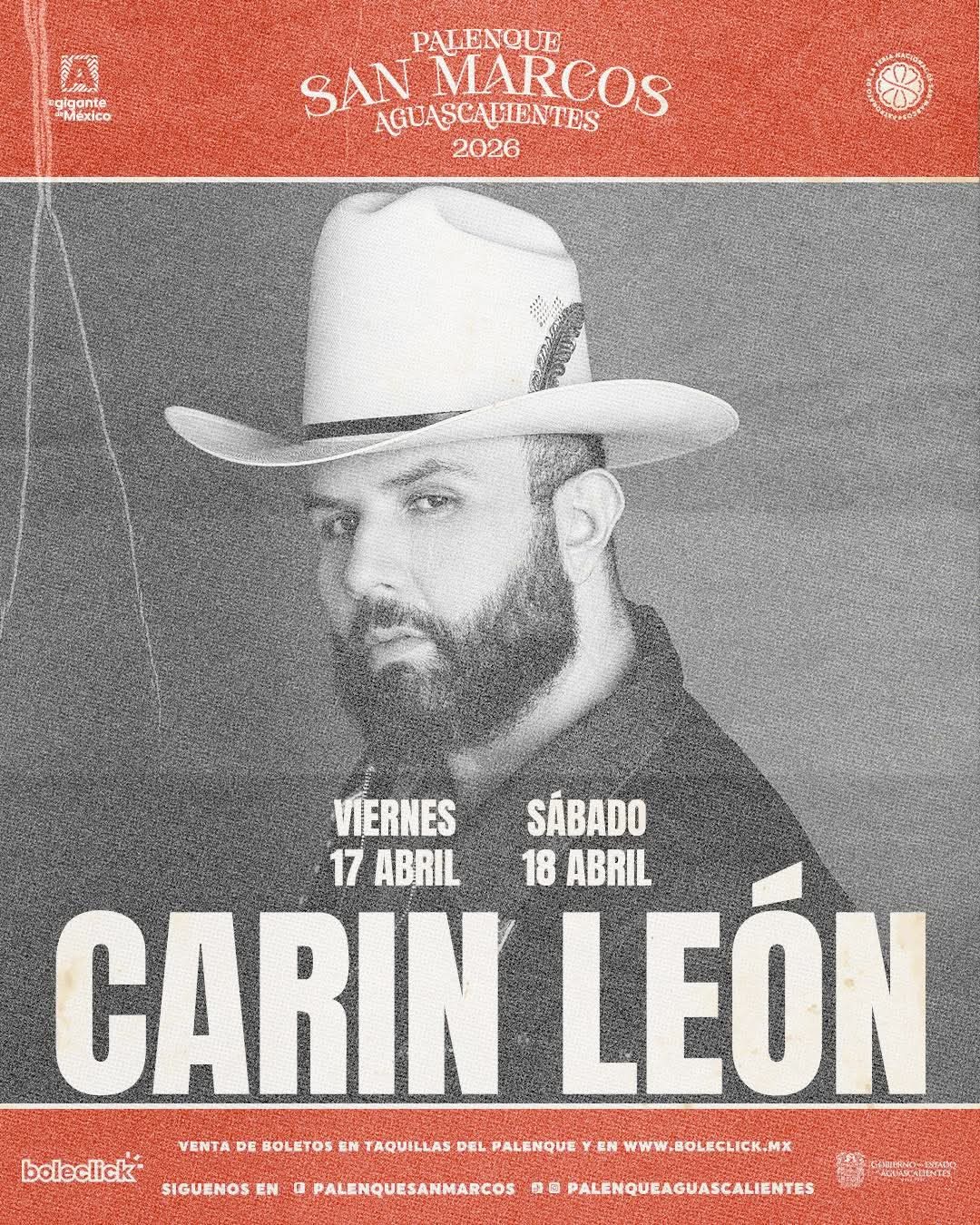 Carin León - 18 Abril